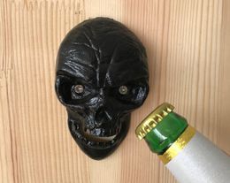 Skull Shaped Wall Mounted Openers Beer Bottle Opener Beer Soda Cap Red Wine Bottle Opener Kitchen Tools Accessaries