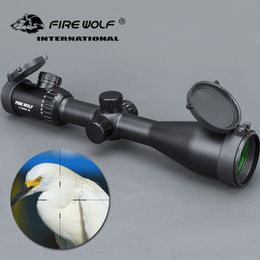 rifle scopes snipers Australia - FIRE WOLF New 4-20x50 SF Riflescopes Rifle Scope Hunting Scope w  Mounts For Airsoft Sniper Rifle