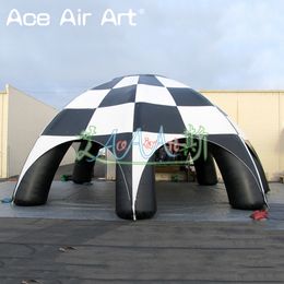 Remarkable 12m diameter huge inflatable spider tent marquee event for exhibition with free blower