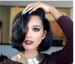 DIVA1 wavy curly 180% density bob human hair frontal wig glueless full lace humain wigs for black women small cap aviable