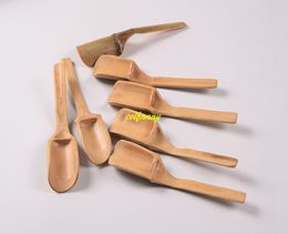 100pcs/lot Fast Shipping New 18x4cm Natural Bamboo Tea Spoon Coffee Honey Sauce Spoon Kitchen Tool