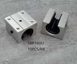 10pcs/lot SBR16UU SME16UU 16mm open type linear case unit linear block bearing blocks for cnc router 3d printer parts