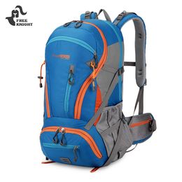 FREEKNIGHT 0212 45L Water Resistant Climbing Hiking Molle Backpack only 0.95kg Adjustable shoulder strap, chest strap and waist strap