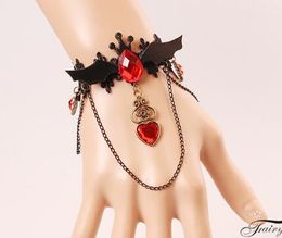 Hot style Sell black lace bracelet female vampire bat ancient hand string Halloween day with small Jewellery fashion classic delicate elegance