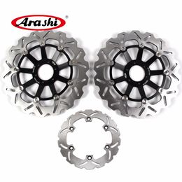 Arashi For HONDA CBR1100XX 1997 1998 Floating Front Rear Brake Disc Disc Rotor CBR 1100 XX CBR1100 1100XX 97 98