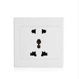 Universal 5 Hole Electric AC Power Outlet Panel Plate Wall Charger Dock Socket On Sale