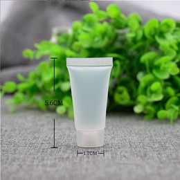 200PCS matte Bottle 5ml Travel Bag Empty Clear Tube Cosmetic Cream Lotion Containers Refillable Bottles