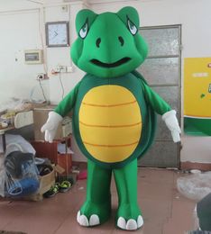 2018 Discount factory sale the head green sea turtle mascot costume for adult to wear for sale
