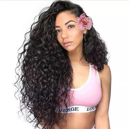 Brazilian Deep Wave Wigs For Black Women Unprocessed Deep Wave Human Hair Lace Front Wigs Preplucked with Baby Hair DHgate Top Wigs Vendor