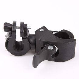 360 Swivel Bike Bicycle LED Flashlight Mount Bracket Flash Torch Holder Front Light Clip Clamp Lantern Black Bicycle Accessories