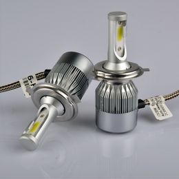 Shipping by DHL C6 Car Headlight 72W 7600LM Led Light Bulbs H1 H3 H7 9005 9006 H11 H4 H13 9007 Automobiles Headlamp 6000K