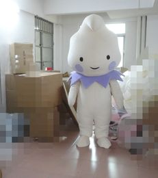Snow elf baby Mascot Costumes Animated theme snowman white boy Cospaly Cartoon mascot Character Halloween Carnival party Costume