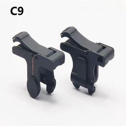 C9 E9 S4 D9 1 Pair Mobile Fire Button Aim Key for PUBG Game Rules of Survival Gaming Trigger L1R1 Shooter Controller 50PAIR/LOT