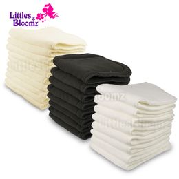 Reusable Washable Boosters Liners For Real Pocket Cloth Nappy Diaper Cover Wrap microfibre bamboo charcoal Inserts