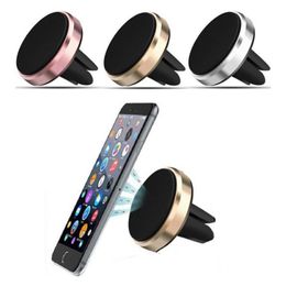 Universal Car Air Vent Cellphone Holder Magnetic Stand Mounting Holder for iPhone x 6s 7 plus Samsung