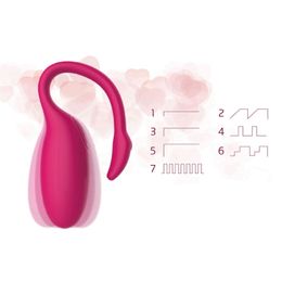 New Bluetooth Intelligent Vibrator Massager Remote Control App With G-spot Stimulation Sexual Orgasm ABS Sex Toys For Woman Y18102006