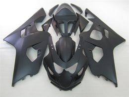 7gifts High quality Fairing kit for SUZUKI GSX-R600 GSX-R750 2004 2005 K4 black LUCKY STRIKE fairings bodywork set GSX-R600/750 04 05 MK63