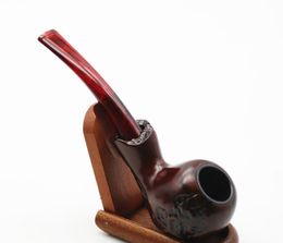 New red texture engraving resin, pipe, hammer, bending, carving, grinding, smoking, smoking set.