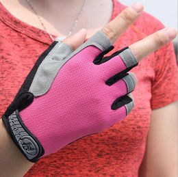 Outdoor Sports Half Finger Gel Gloves Men Women Gym Fitness Workout Jogging Running Exercise Training Glove