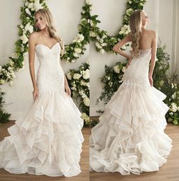 Spring 2018 Wedding Dress Sweetheart Neckline Plus Size Vestido De Novia Lace Mermaid Wedding Dresses Bridal Gowns