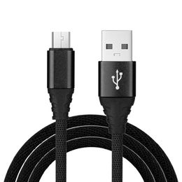 1M Micro USB Charger Sync Data Cable Cord for Cell Phone Lightgreen Universal usb cable Data Charging mini usb cable Fast charge