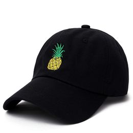 Voron Men Women Pineapple Dad Hat Baseball Cap Polo Style Unconstructed Fashion Unisex Dad Cap Hats Casquette 3PCS