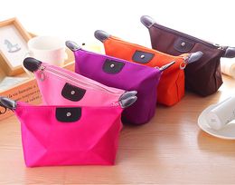 10 Colours High Quality Lady MakeUp Pouch Cosmetic Make Up Bag Clutch Hanging Toiletries Travel Kit Jewellery Organiser Casual Purse DHL free