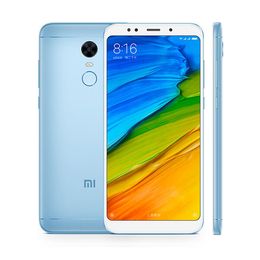 Original Xiaomi Redmi 5 Plus 4G LTE Cell Phone 4GB RAM 64GB ROM Snapdragon 625 Octa Core Android 5.99 inch 12MP Fingerprint ID Mobile Phone