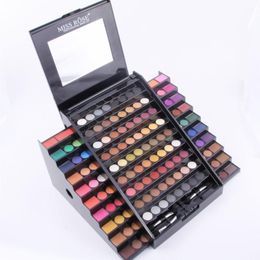 miss rose makeup kit NZ - Wholesale Miss Rose full professional makeup kit 130 colors matte shimmer glitter eyeshadow palette in safe packaging with box