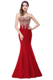 Summer Sheer Formal Evening Gowns Sexy Illusion Crew Neck Crystals Rhinestone Satin Backless Mermaid Vintage Pageant Prom Dresses HY016