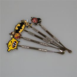 New arrived wax dabbers tool kit with cool logo design silver Colours dab tool oil dabber tools