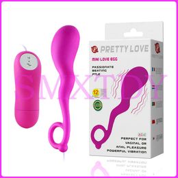 PRETTY LOVE 12-function vibrating egg silicone vibrator high quality bullet vibrator sex products sex toys for woman q1711243