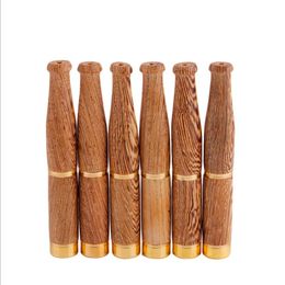 Removable double Philtre wood cigarette holder pull rod Philtre core filtration chicken wing wood gift cigarette holder