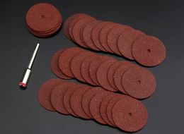 35pcs/lot 23mm Mini High Speed Resin Cutting Plate Grinding Wheel Cutting Blade Metal Plastic Cutting Electric Grinding Accessories