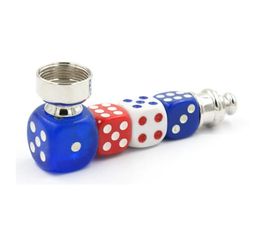 New Creative Small Pipe Dice Metal Pipe Portable Colour Pipe