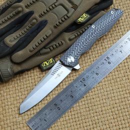 TWO SUN TS16 D2 blade Flipper ball brearing Tactical folding knife G10 handle camping hunting Pocket knives outdoor Survival EDC Tools