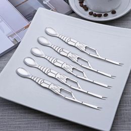 Stainless steel claws to eat crab tool seafood lobster crab pin stripping fork spoon fruit forks QW8481