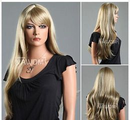 popular Sexy long blonde mix natural health Hair wig Wigs for women