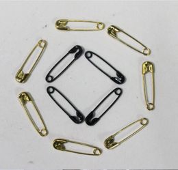 1000Pieces Safety Pins Findings Silver Golden Black length 19mm Safety Pin DIY Jewellery Findings