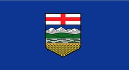 Canada Flag of Alberta 3ft x 5ft Polyester Banner Flying 150* 90cm Custom flag outdoor