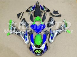 3 free gifts Complete Fairings For Yamaha YZF 1000-YZF-R1-15 YZF-R1-2015 Motorcycle Full Fairing Kit Green Blue I15