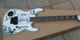 New ES guitars KH-2 Kirk Hammett Ouija electric guitar in white color free shipping