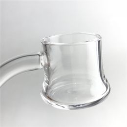 25mm XL Flat Top Quartz Banger Evan Shore Nail with 10mm 14mm Domeless Banger Nails for Glass Smoking Water Bong