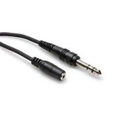 Wholesales black 1.1M Stereo Audio Extension Cable 3.5mm Male to Female Free shipping