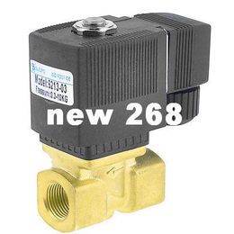 Freeshipping 3/8" Port 2 Position 2 Way Water Air Oil Electric Solenoid Valve AC 220V