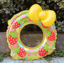 70cm inflatable baby floats swim pool floating strawberry swimming rings infant kids Butterfly swimming tubes bath beach toy