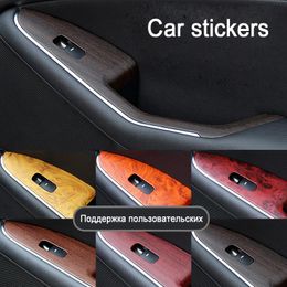 roll panel Australia - 300cm*30cm Automobiles Safe Material Door Central Control Panel Car Sticker Waterproof Change Color DIY Styling Wrap Roll Fil CB