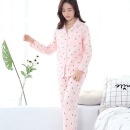 Cotton Women Summer Pajamas Set Girls Home Leisure Clothes Two Pieces Pants Sleepwear Lady Pijamas Pyjamas pijama verano mujer