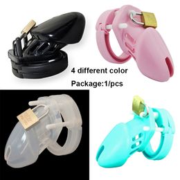 RainJack CB6000S Silicone Male Chastity Device Chastity Cage Sex Toys For Men Sex Products Y1892804