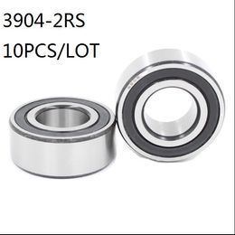 10pcs high speed 3904-2RS 3904 2RS 20x37x13 double row angular contact ball bearing 20*37*13 mm